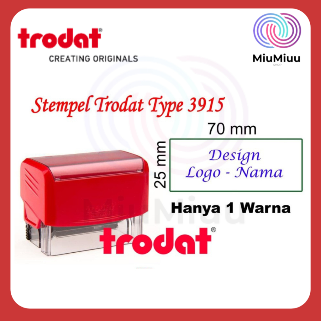 

Stempel Trodat Printy 3915 + Letter Custom Original
