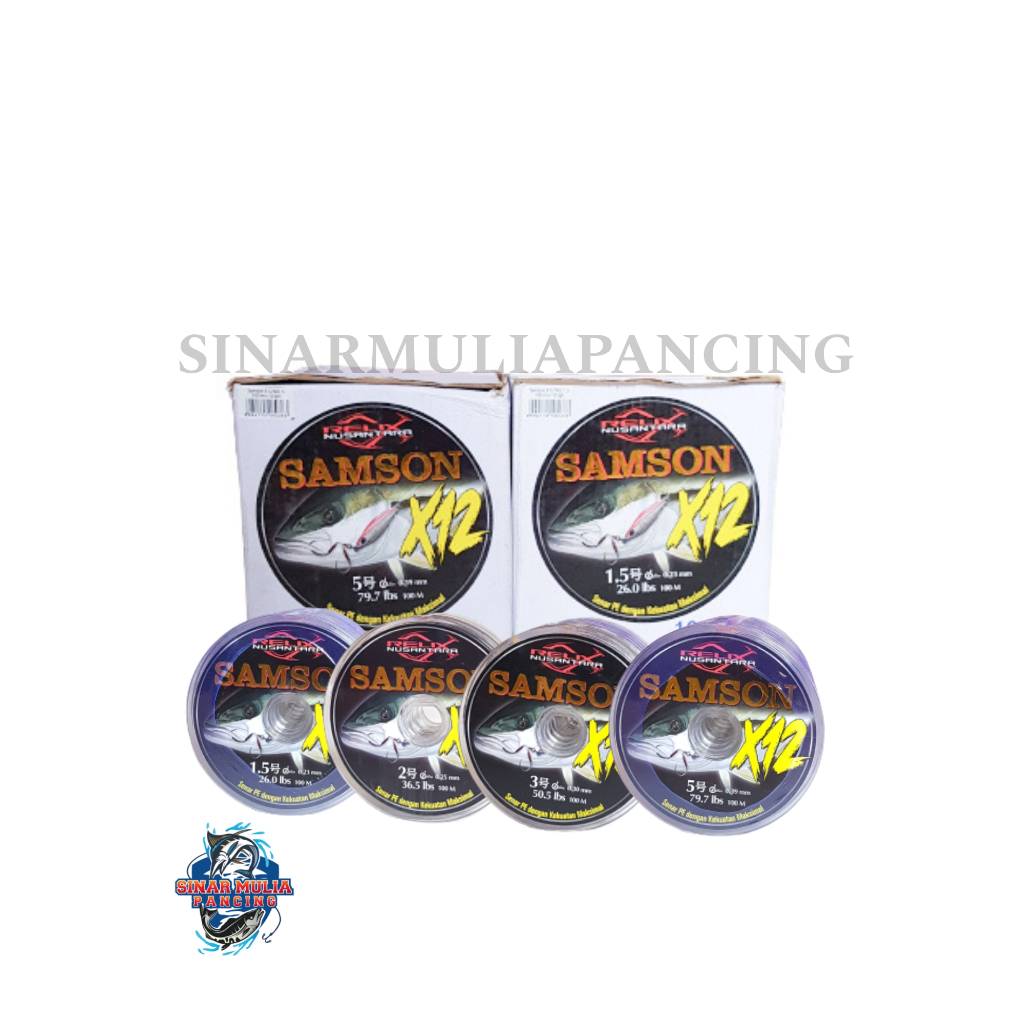 SENAR PE RELIX NUSANTARA SAMSON X12 100M