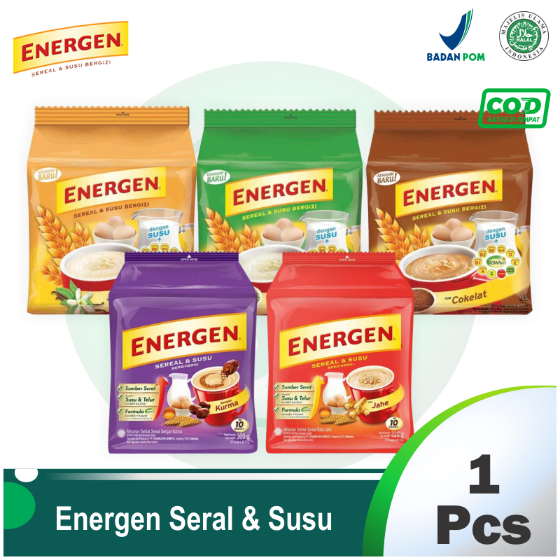 

Energen Sereal & Susu Bersinergi - Minuman Bergizi 10x30gr