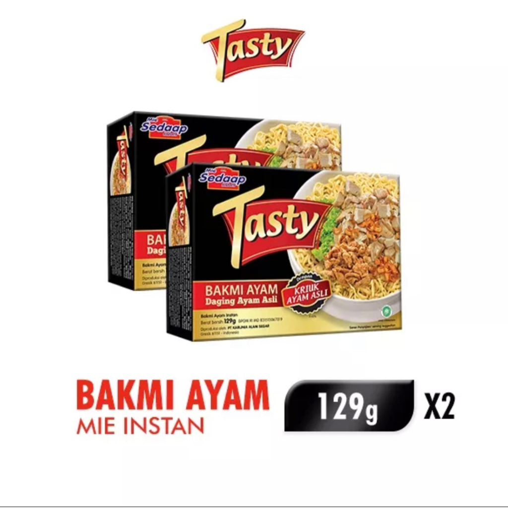 

Mie SEDAP Tasty Bakmi Ayam 129gr paket 2pcs