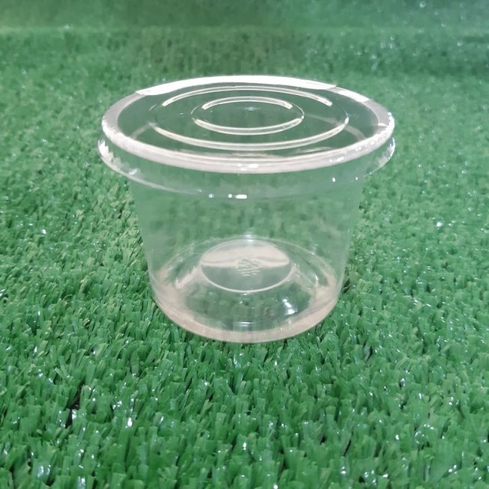 [ isi 50 pcs ] Cup Puding Belimbing 120 ml + Tutup - Cup Puding agar agar salad