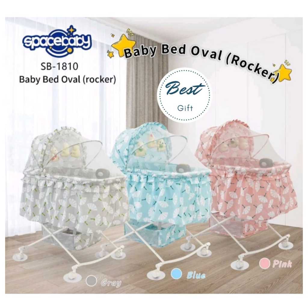 Murah Box Baby Bed Oval Space Baby Sb 1810 ( Rocker )
