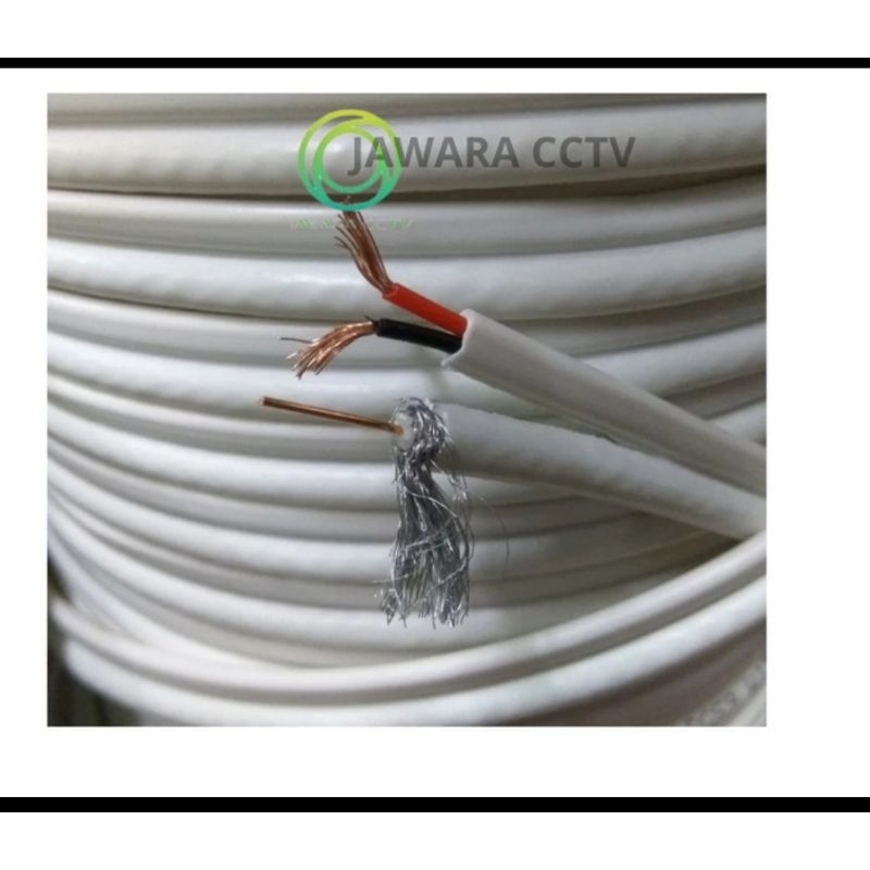 KABEL CCTV RG 59+POWER 300METER/ KABEL COAXIAL CCTV RG 59+POWER