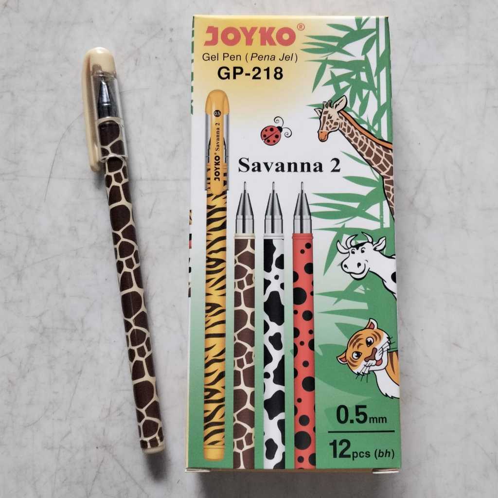 

Pulpen Gel Joyko Karakter Savanna 2 GP-218