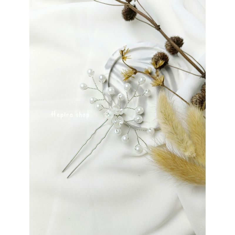 hairpin/tusuk konde/tusuk konde bunga/tusuk konde mutiara/jepit rambut