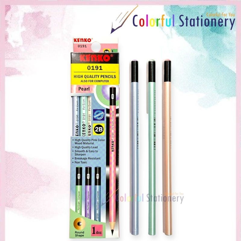 

Pensil 2B Kenko Pearl 0191 (12 Pcs)