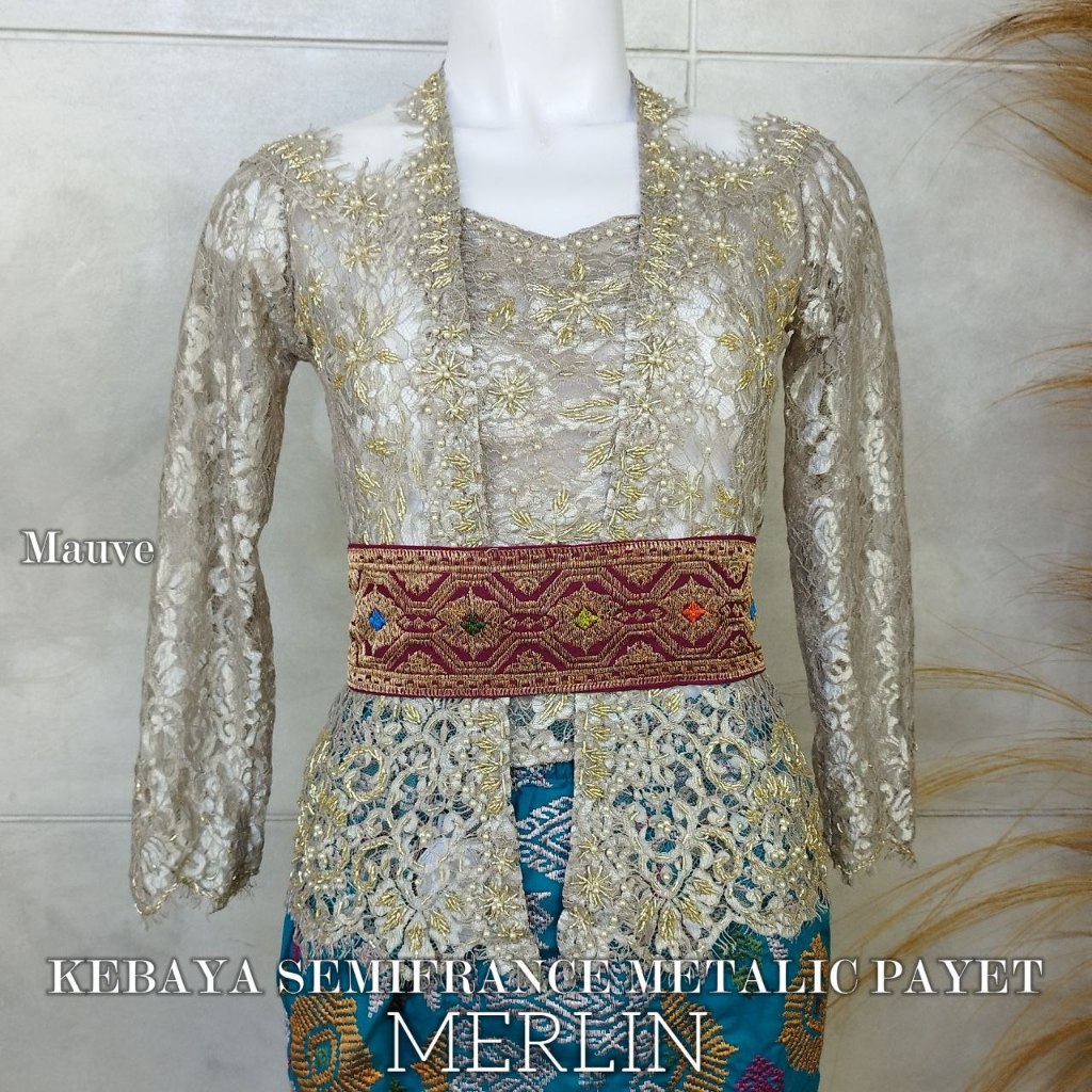 (HANYA KEBAYA) KEBAYA SEMIFRANCE PAYET Merlin Kebaya Bali Murah Kebaya Modern Kebaya Pesta Wisuda
