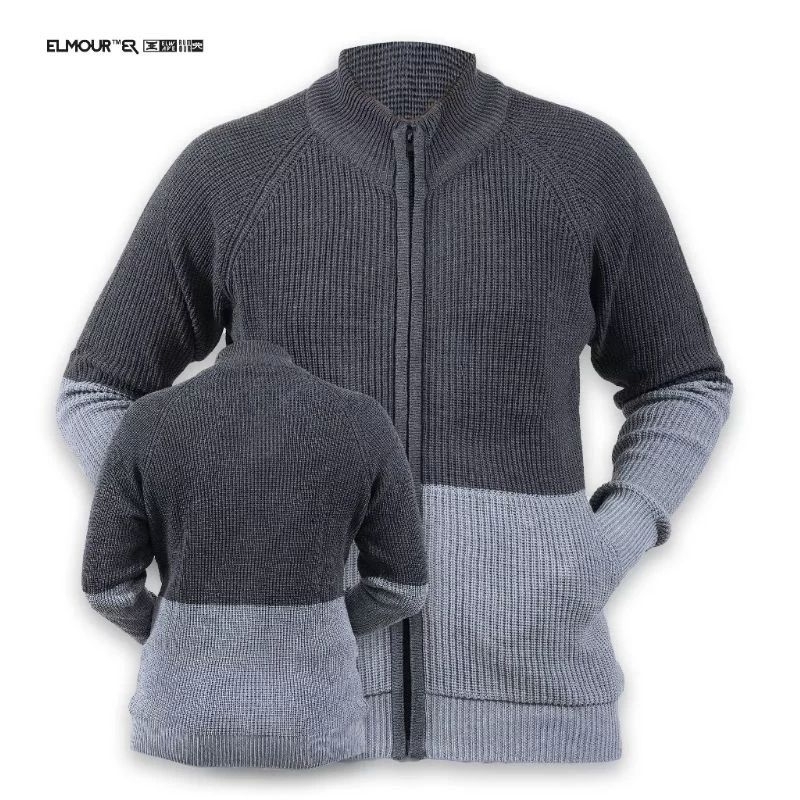 Sweater Rajut Elwave Resleting Pria/Wanita Bahan Tebal Exlusive