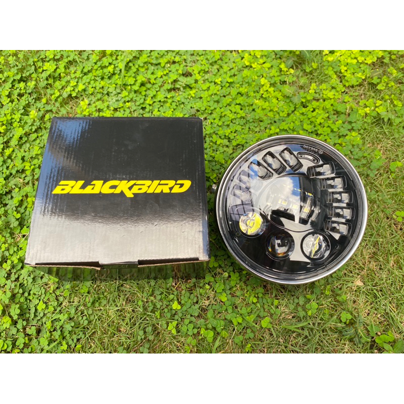 HEADLAMP NINJA KROM SET DAYMAKER 19 LED 7 INCH BATOK LAMPU NINJA KROM LIST BESI SET DAYMAKER 19 LED 