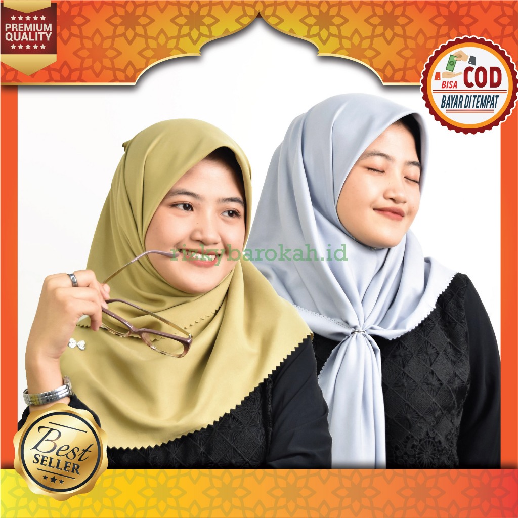 Kerudung Umama Hijab Segi Empat Jilbab Umama Voal Miracle Plain Laser Cut Hijab Segi Empat Lc 110x11