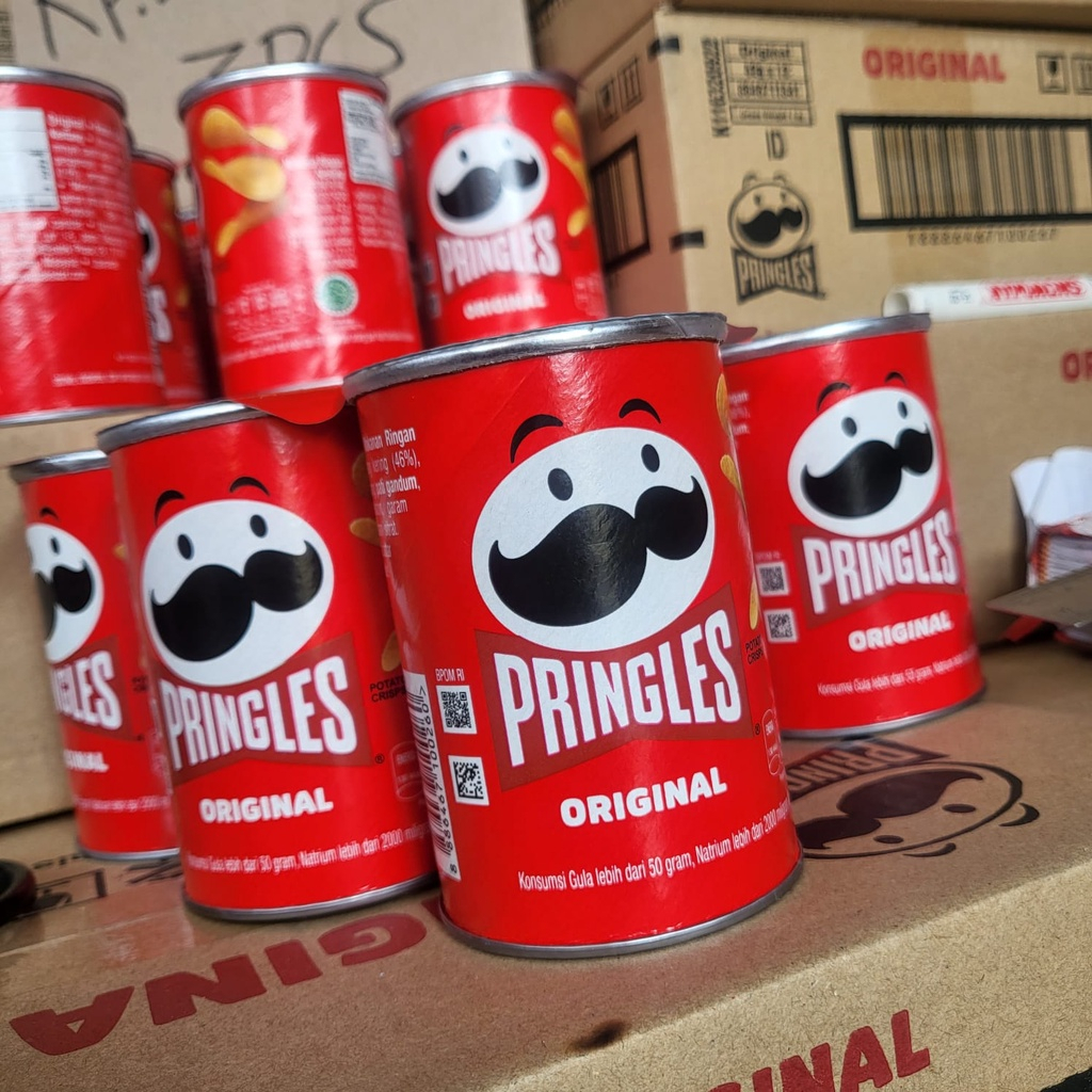 

Pringles 42 gram Mini Original 1 Dus / Pringles Ukuran besar 102 gram 1 dus (Banyak Rasa)