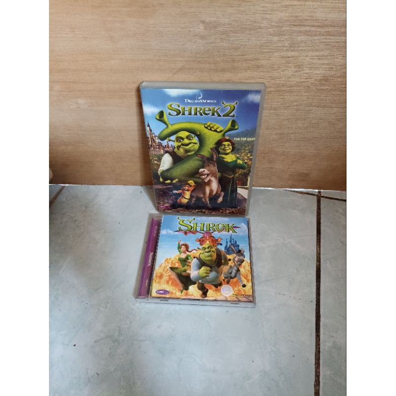 Shrek 1 Dan 2 - Sepaket : Vcd Ori