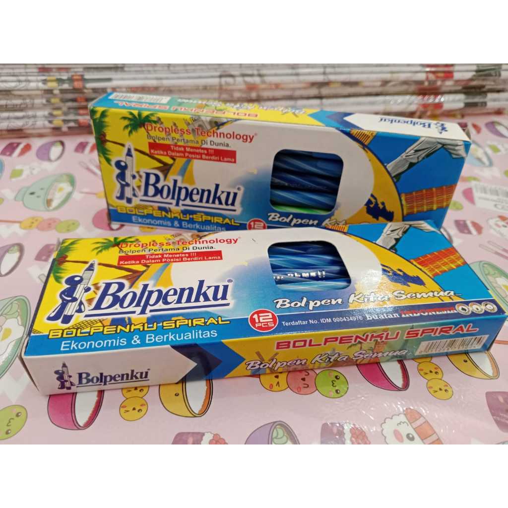 

Pulpen Lilir grip/ Bolpenku Biru