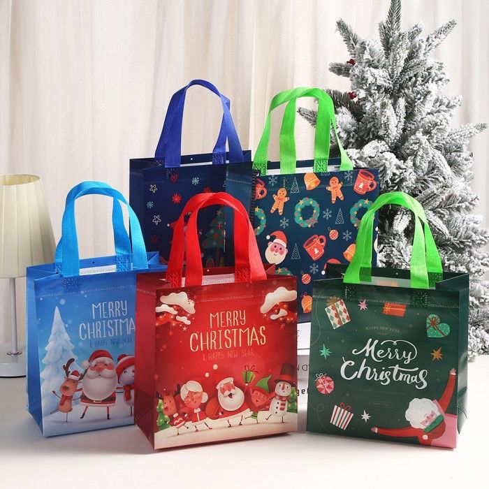 

Goodie Bag Natal PVC 23 x 20 x 11 cm Paper Bag Tas Souvenir Kado Natal Murah
