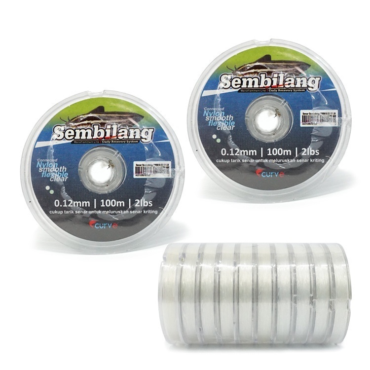 Senar Anti Keriting Curve Sembilang Monofilament