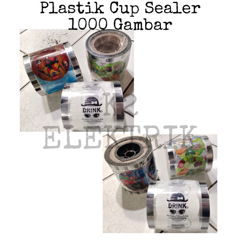 Plastik Kap Sealer Isi 1000 Gambar | Refil Plastik Buat Kap Gelas