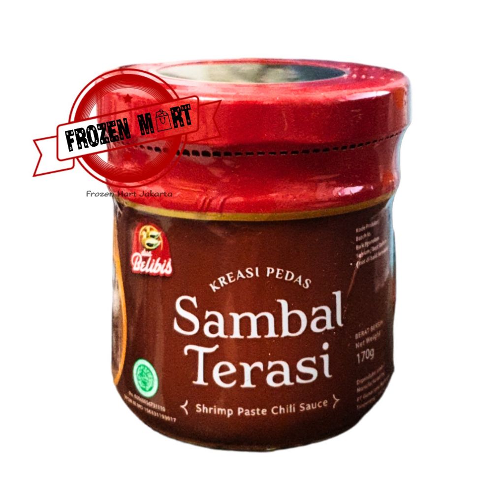 

DUA BELIBIS Sambal Terasi Udang Asli / Shrimp Paste 170Gr