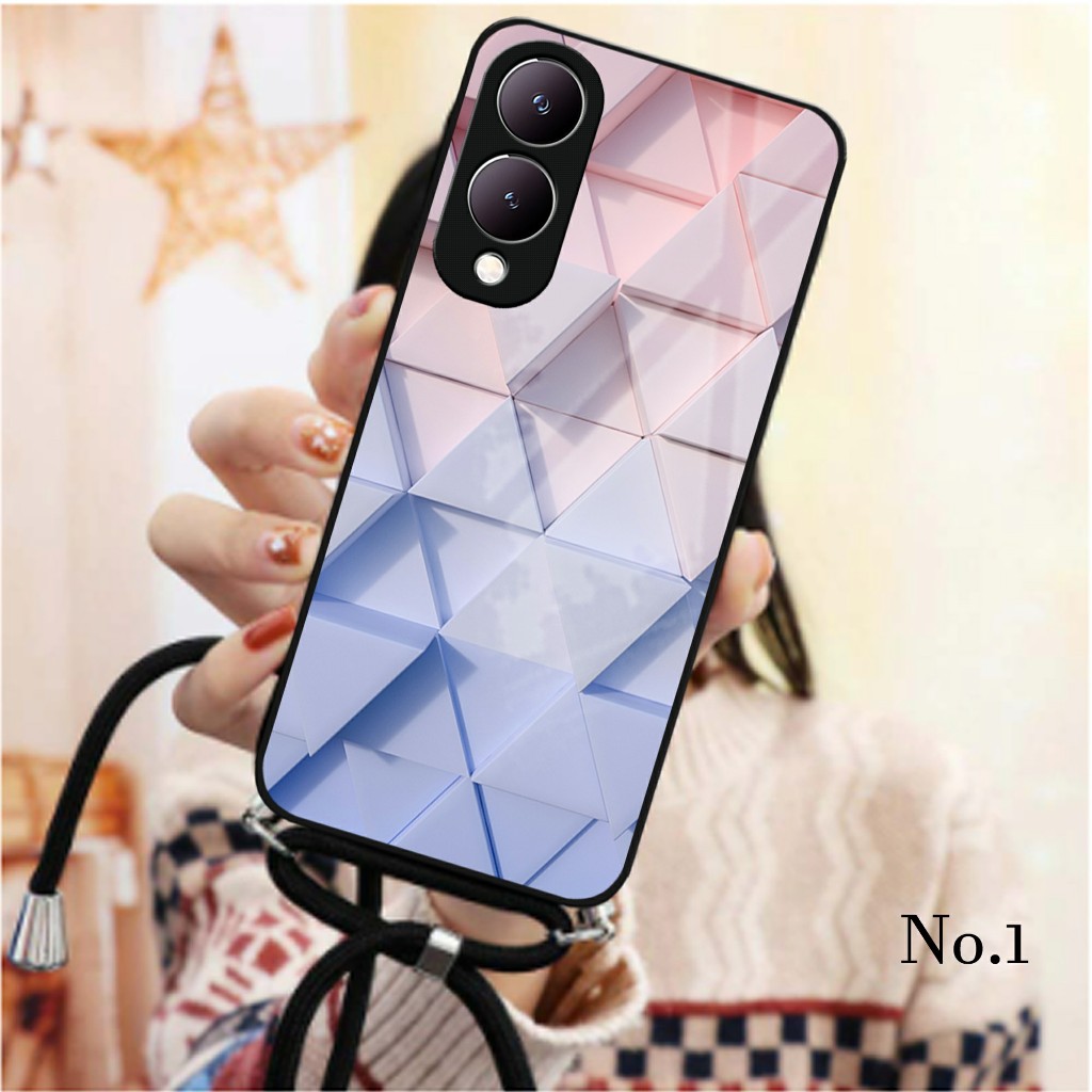 SOFTCASE KILAU 2D + Tali CASE | MC752 | SILIKON VIVO Y17S Y17 S SILIKON KACA CASE SILICON MAN AND GI