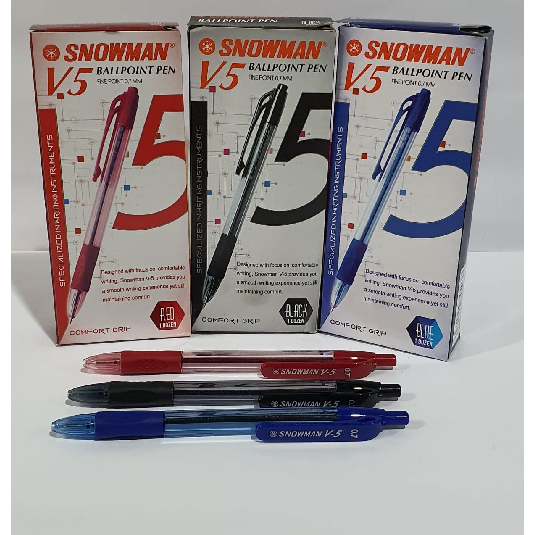 

Snowman V5 Ballpoint Pulpen warna 0.7 mm