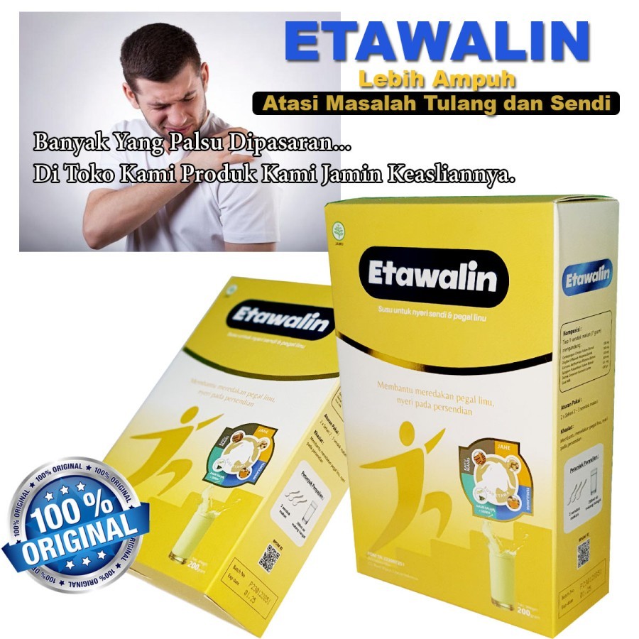 

Etawalin Asli [200gr] Susu Etawa Bubuk Atasi Nyeri Sendi