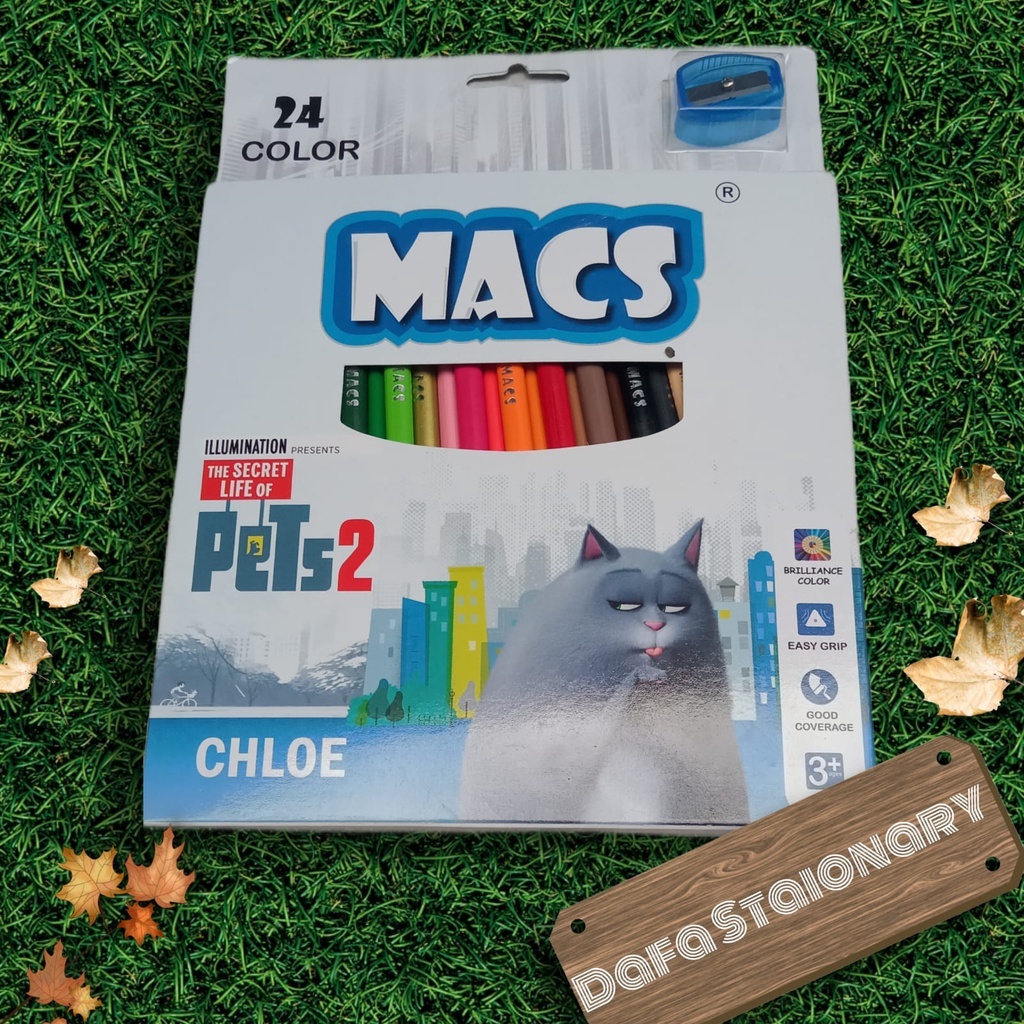 

PENSIL WARNA PETS2 ISI 24 MACS