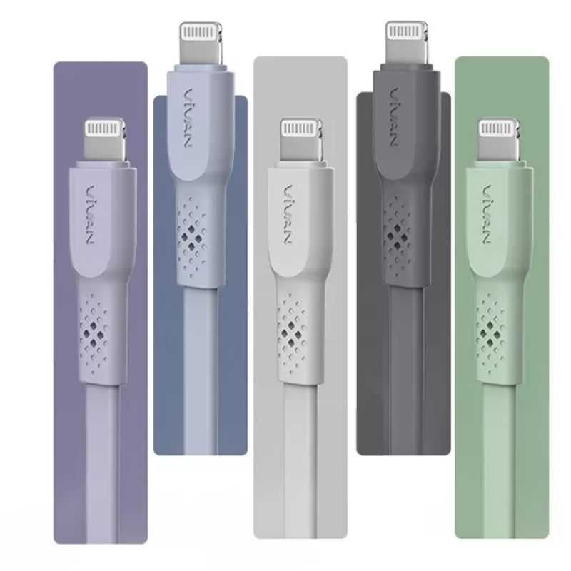 VIVAN CABLE CSL100S LIGHTNING IPHONE DATA CABLE KABEL DATA ORIGINAL VIVAN