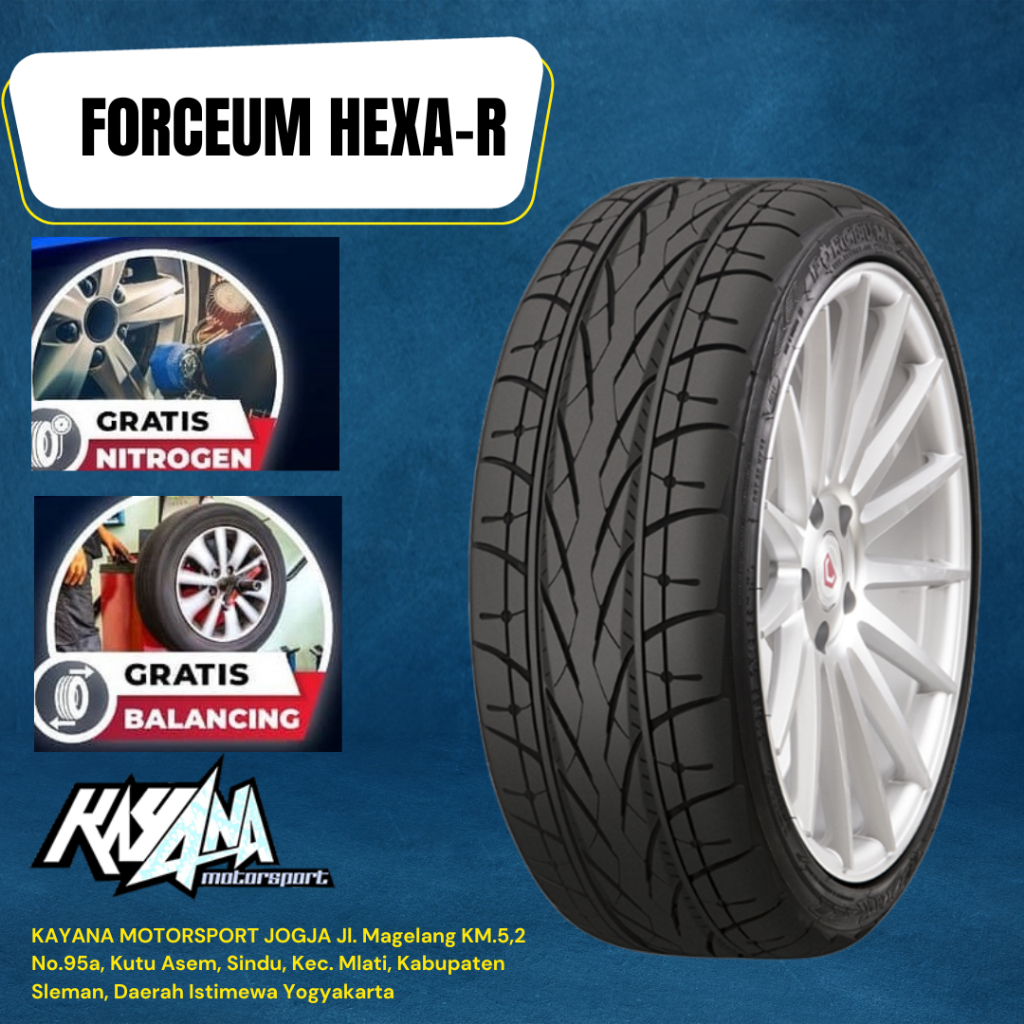 Ban 185 55 R16 Forceum Hexa-r Ban Mobil Jazz Rs 185/55/16