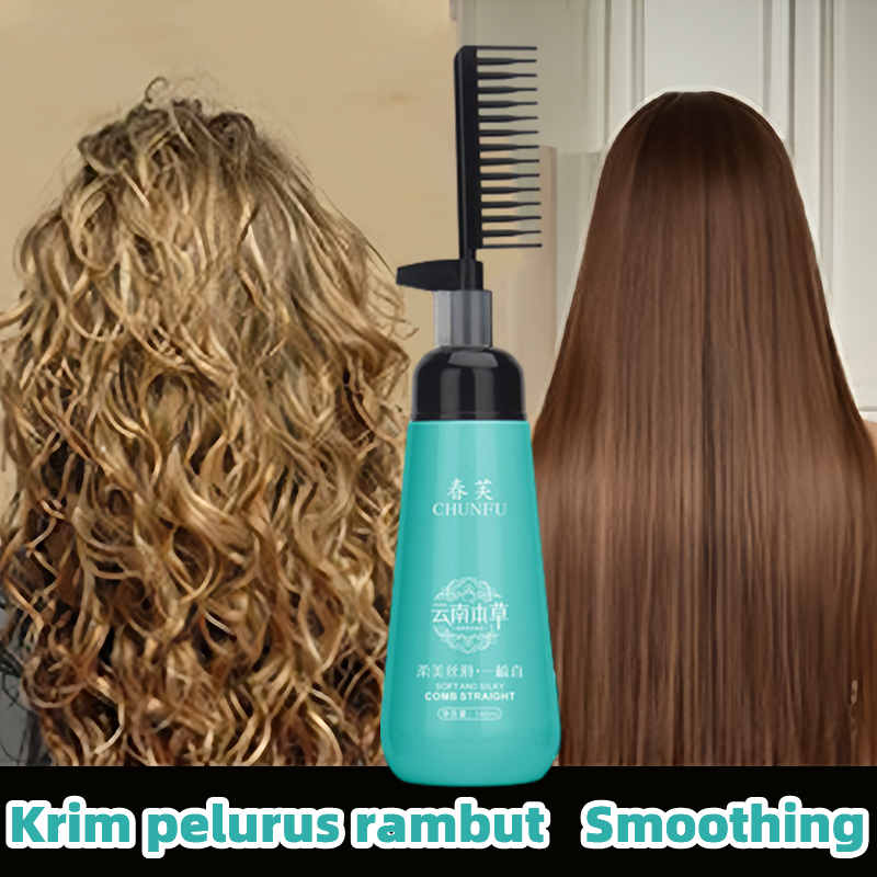 Krim pelurus rambut Smoothing rambut permanen alat pelurus rambut New Cream Pelurus Rambut Tanpa Ke 