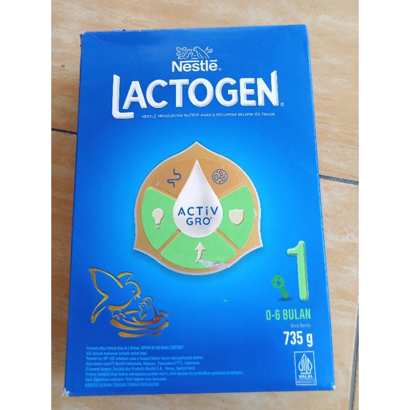 LACTOGEN 1 0-6 bulan 735gram