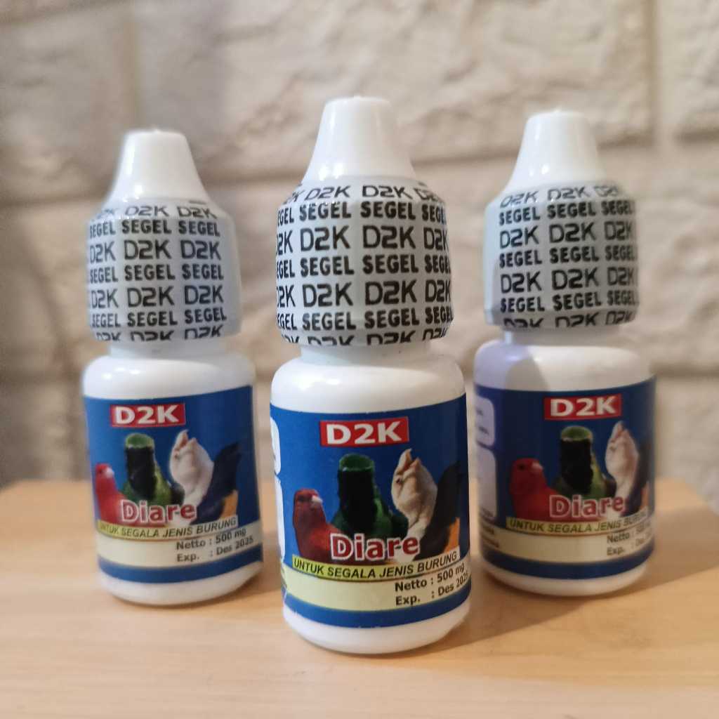 DIARE D2K OBAT BURUNG SAKIT DIARE MENCRET BERAK KAPUR GANGGUAN PENCERNAAN