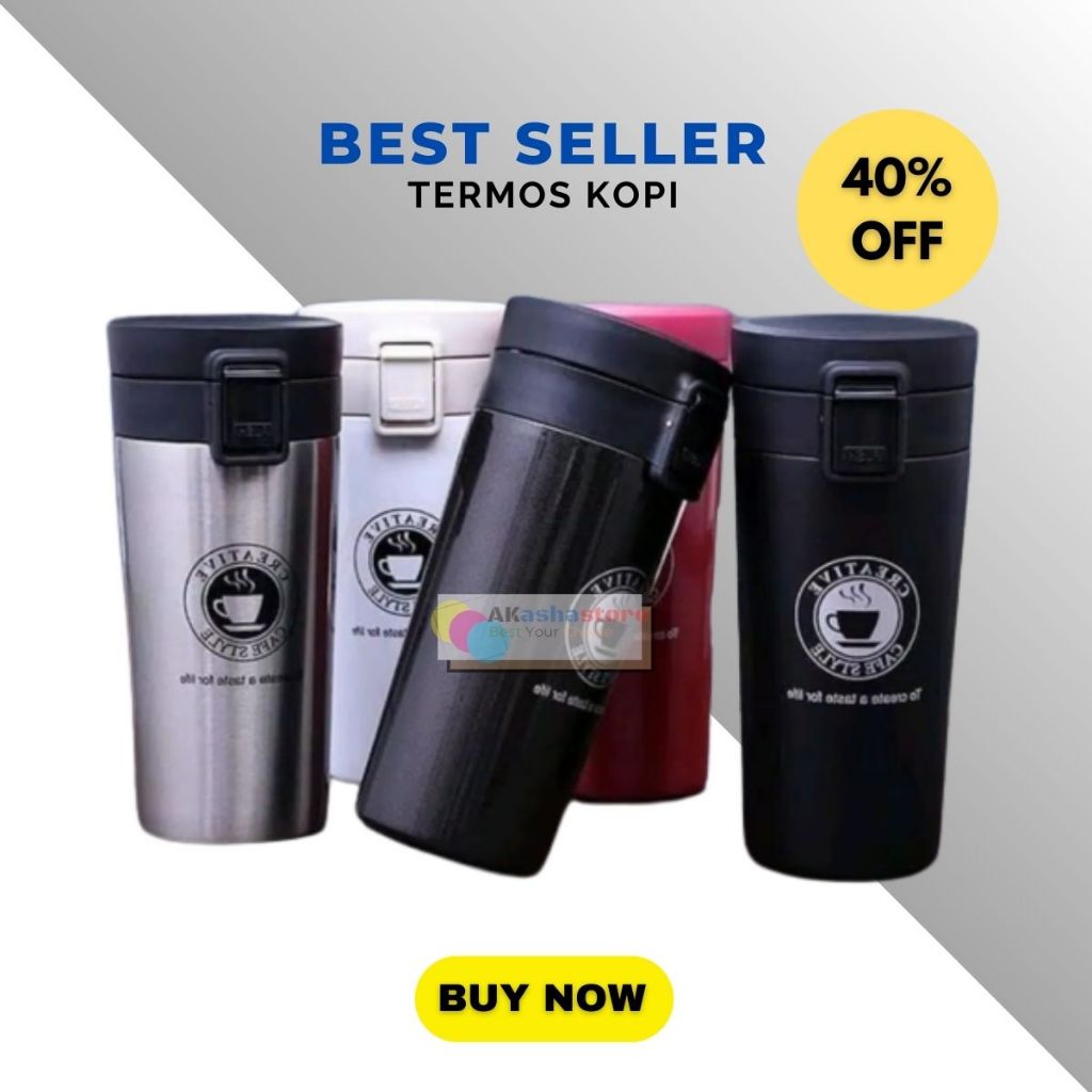 Termos Kopi Mini Tahan Panas / Botol Air Panas