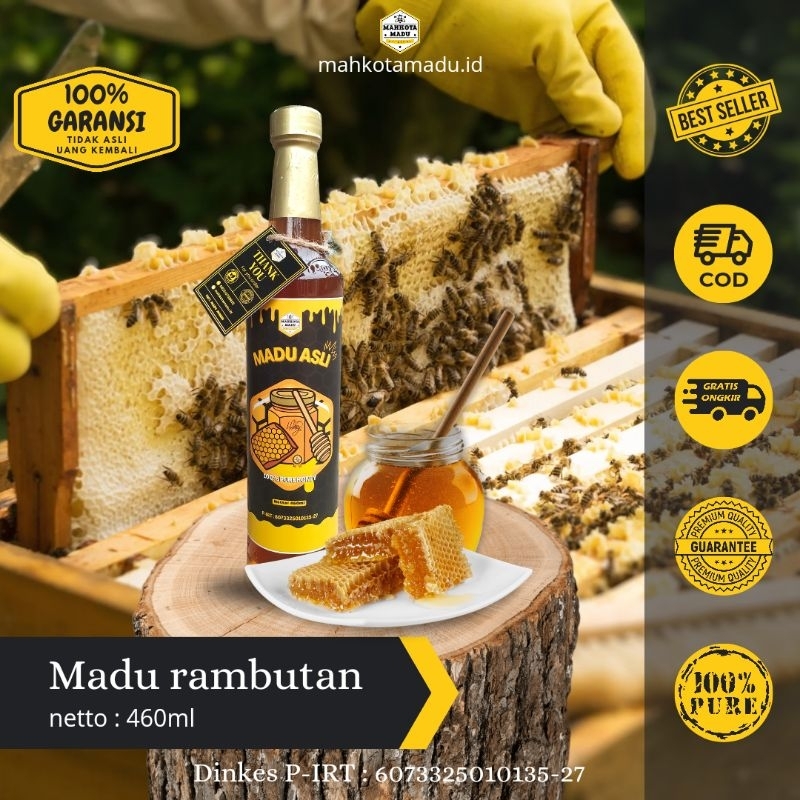 

MADU RAMBUTAN 100% MURNI 460ml/700gr