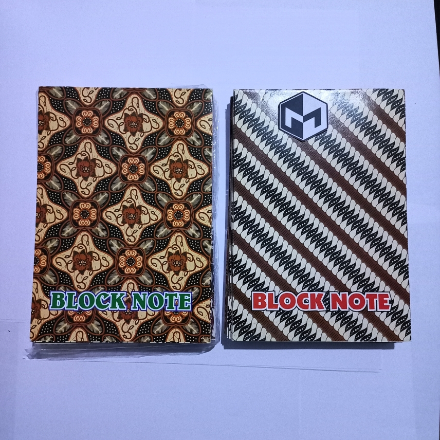 (COD) NOTE PAD / BLOCK NOTE A5 BATIK MURAH ISI 20 LEMBAR