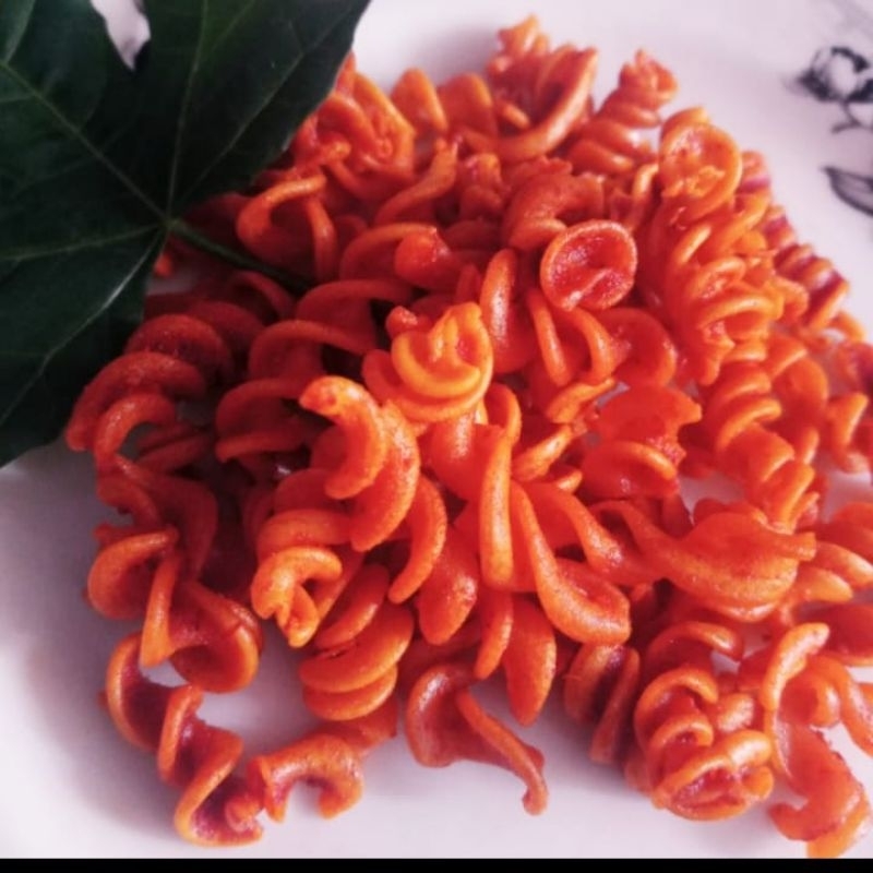 

[ PROMO ] CEMILAN PEDAS || CEMILAN MAKRONI SPIRAL CIKRUH 200GR