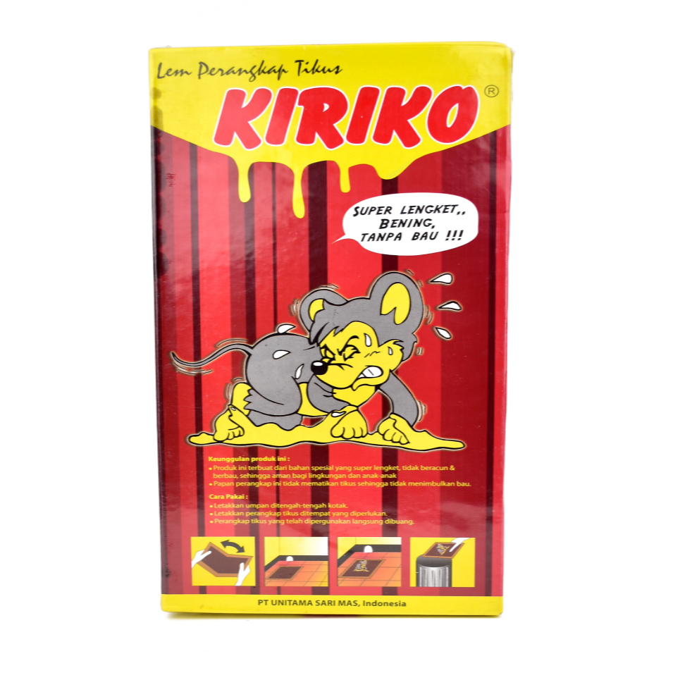 Kiriko Lem Perangkap Tikus/Lem Tikus Bentuk Papan Super Lengket