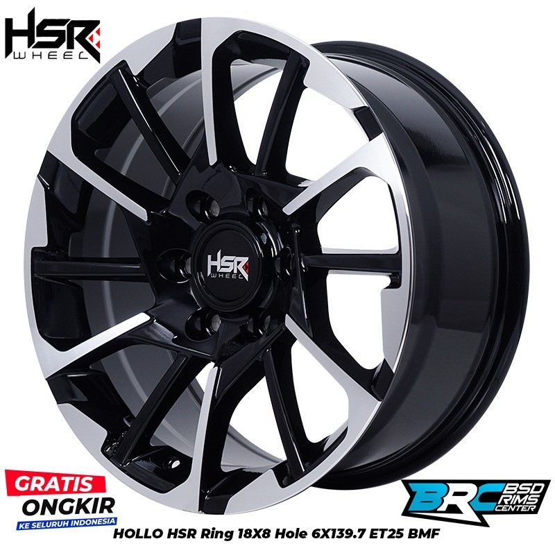 VELG MOBIL PAZERO FORTUNER HUMMER TRITON EVEREST HOLLO HSR R18X8 H6X139,7 ET25 BMF