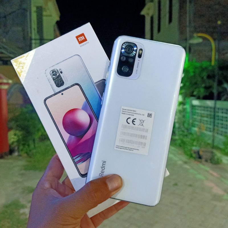 Redmi note 10s Ram 6/128 Lengkap(second)