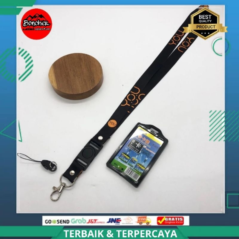 

YOU COSMETIC Lanyard / ID Card Tali Gantungan Printing 2 Sisi Bolak Balik