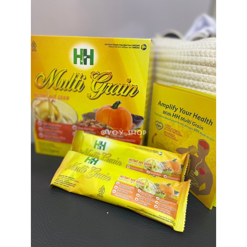 HH Multigrain Kemasan Baru Original Solusi Kolesterol Diabetes 20 Sachet