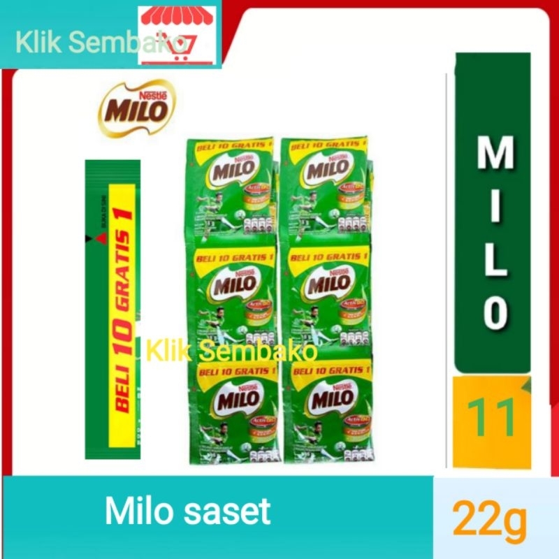 

Milo saset 22g