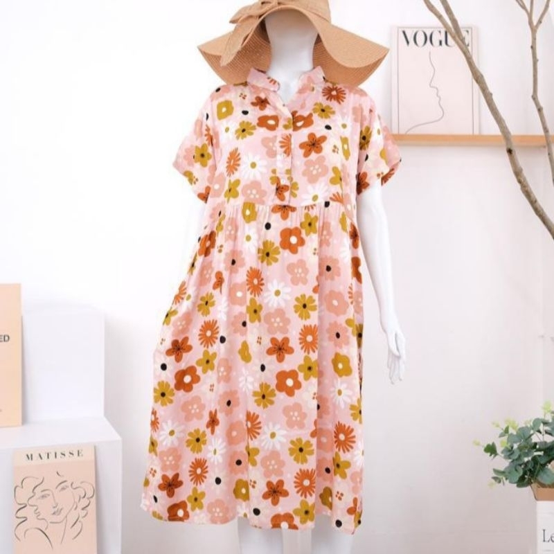 Daster Remaja Wanita Kerah Shanghai Original By Anederea