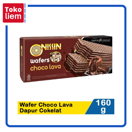 

Nissin Wafer Cream Dapur Cokelat Choco Lava 160g