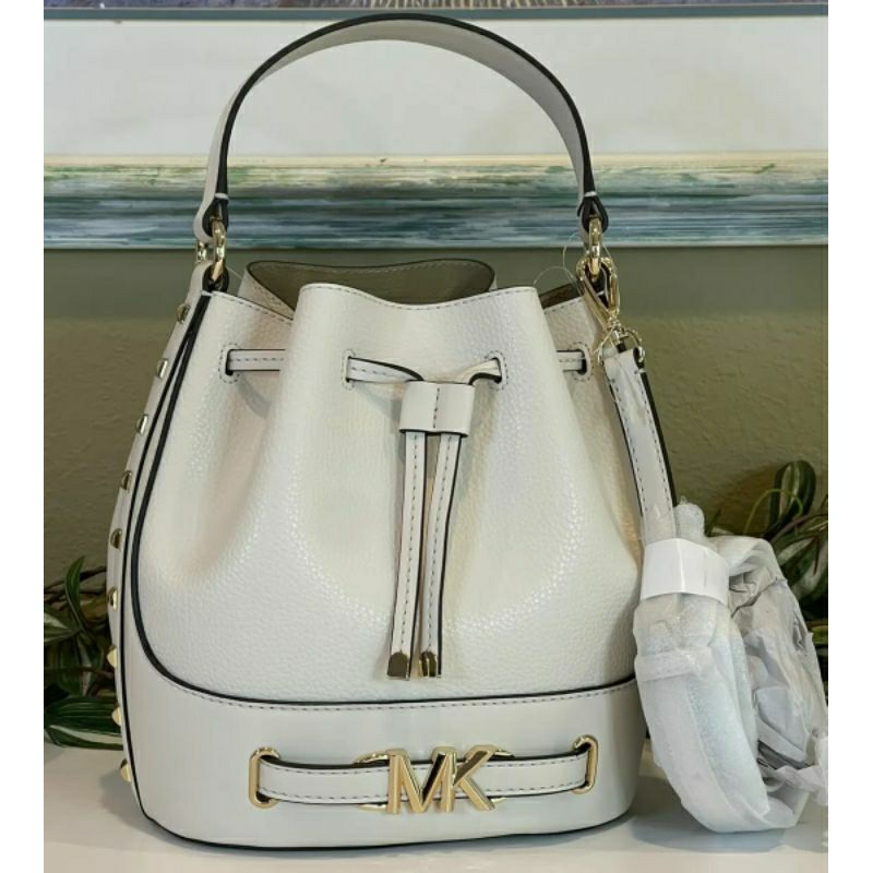 TAS MK REED MEDIUM BUCKET MESSENGER LEATHER ORIGINAL