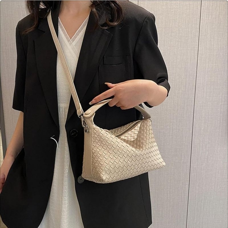 [IYU] ICT18 - RILEY BAG TAS KOREA TAS WANITA TAS SELEMPANG TAS BAHU TAS RIBBON PUFFY BAG BOTTEGA BOT