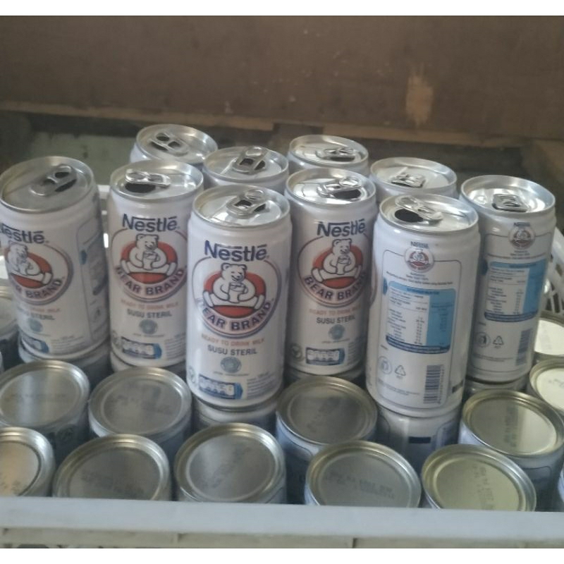 Kaleng bekas susu 10pcs bersih