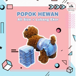 Popok Hewan Untuk Kucing, Anjing, Monyet dengan Lubang Ekor