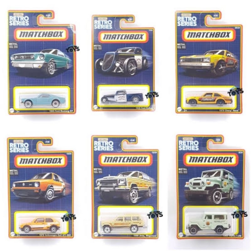 MATCHBOX RETRO SERIES 2022 JEEP WAGONEER TOYOTA FJ40