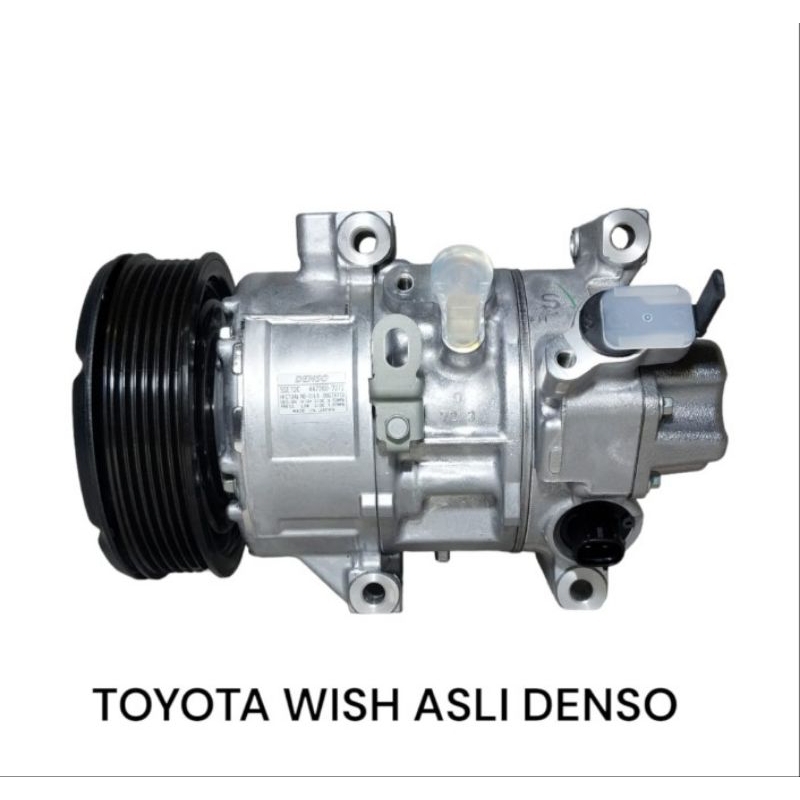 KOMPRESOR COMPRESOR AC TOYOTA WISH ASLI DENSO ORIGINAL
