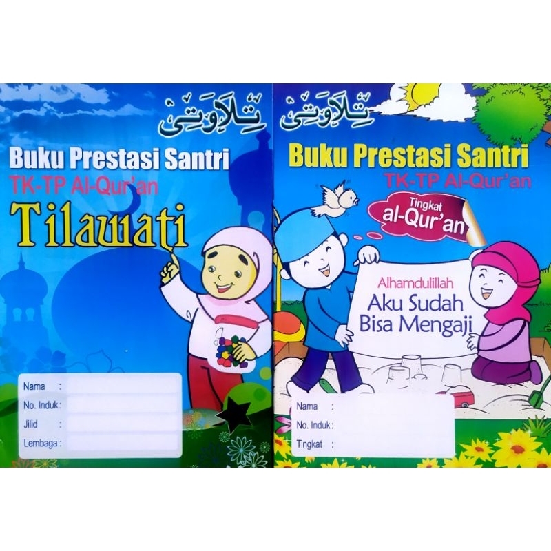 Buku Prestasi Santri / Buku Penilaian mengaji santri TPA/TPQ MURAH MERIAH