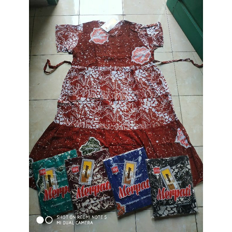 daster canda terbaru busui tali samping susun pekalongan